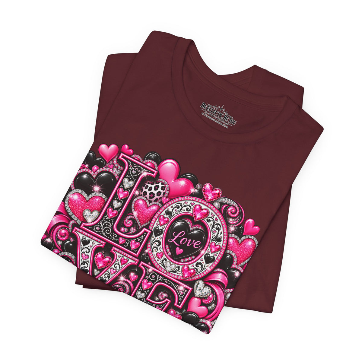 Love Heart Graphic T-Shirt – Romantic Valentine’s Day Tee