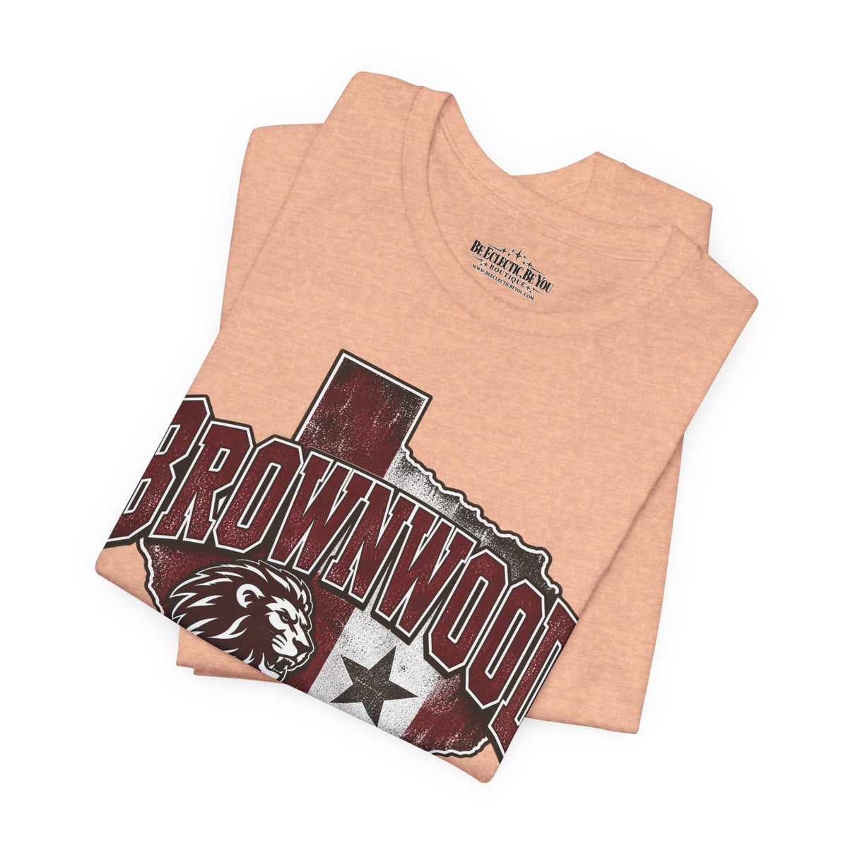 Brownwood Texas Lion Star Graphic T-Shirt