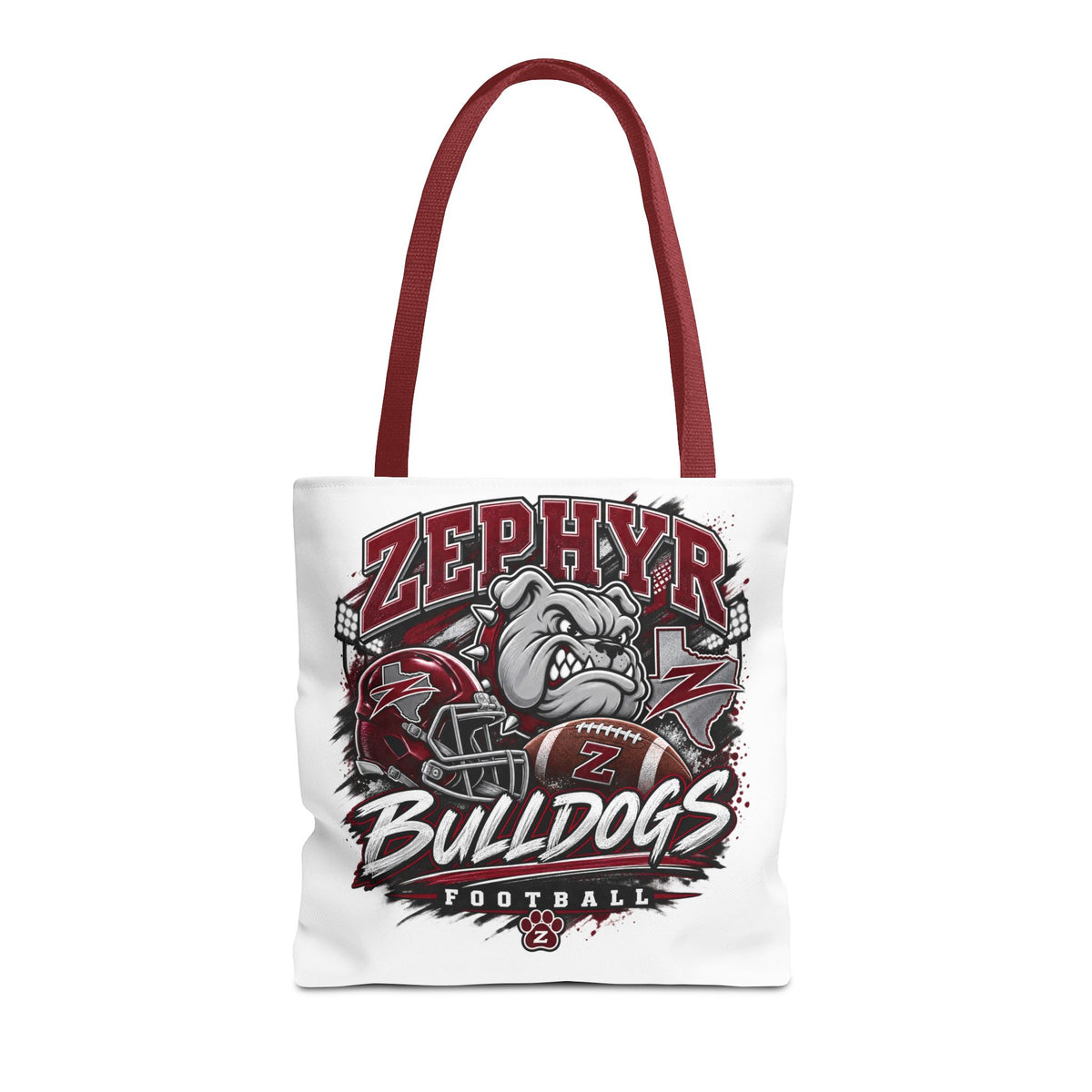 Zephyr Bulldogs Football Tote