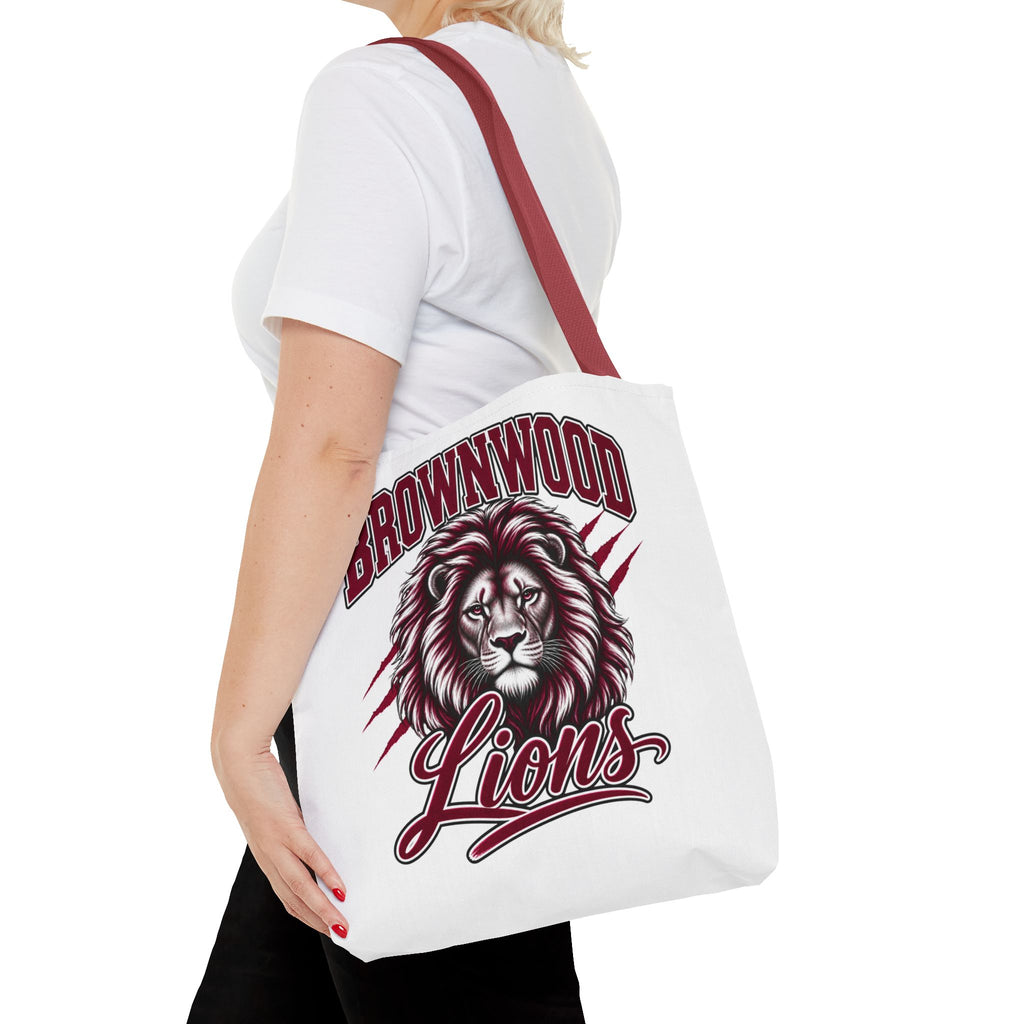 Brownwood Lions Tote Bag – School Mascot Lion Shopper