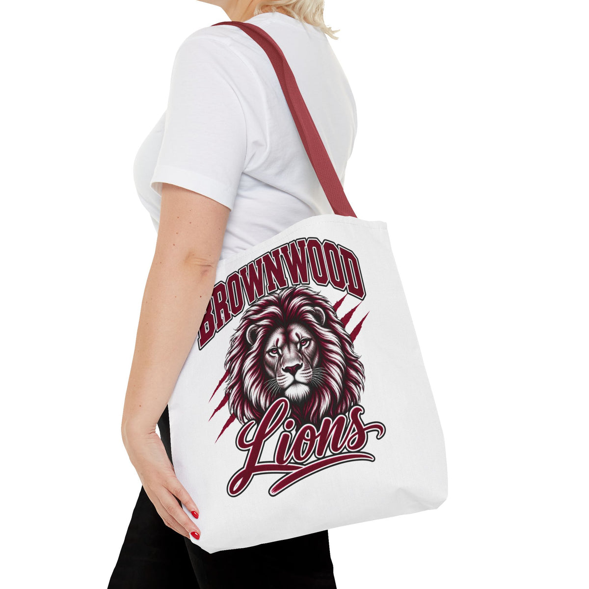 Brownwood Lions Tote Bag – School Mascot Lion Shopper