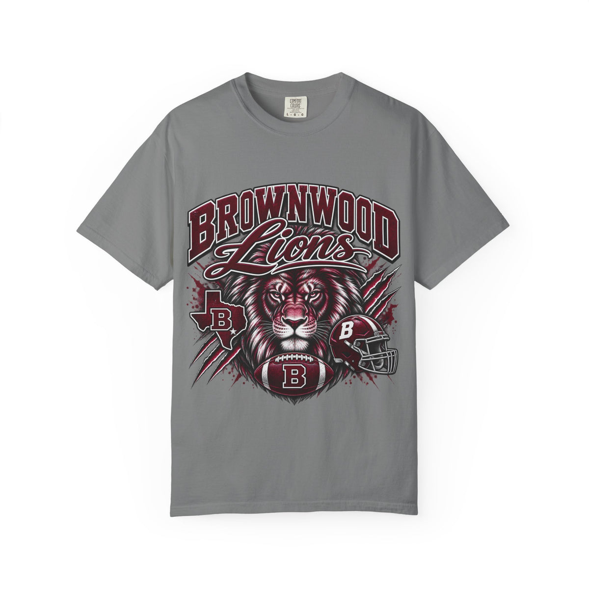 Brownwood Lions T‑Shirt — Football Lion Team Tee