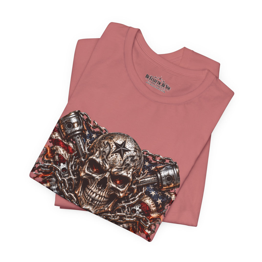 Skull and Chains Gothic Metal T-Shirt