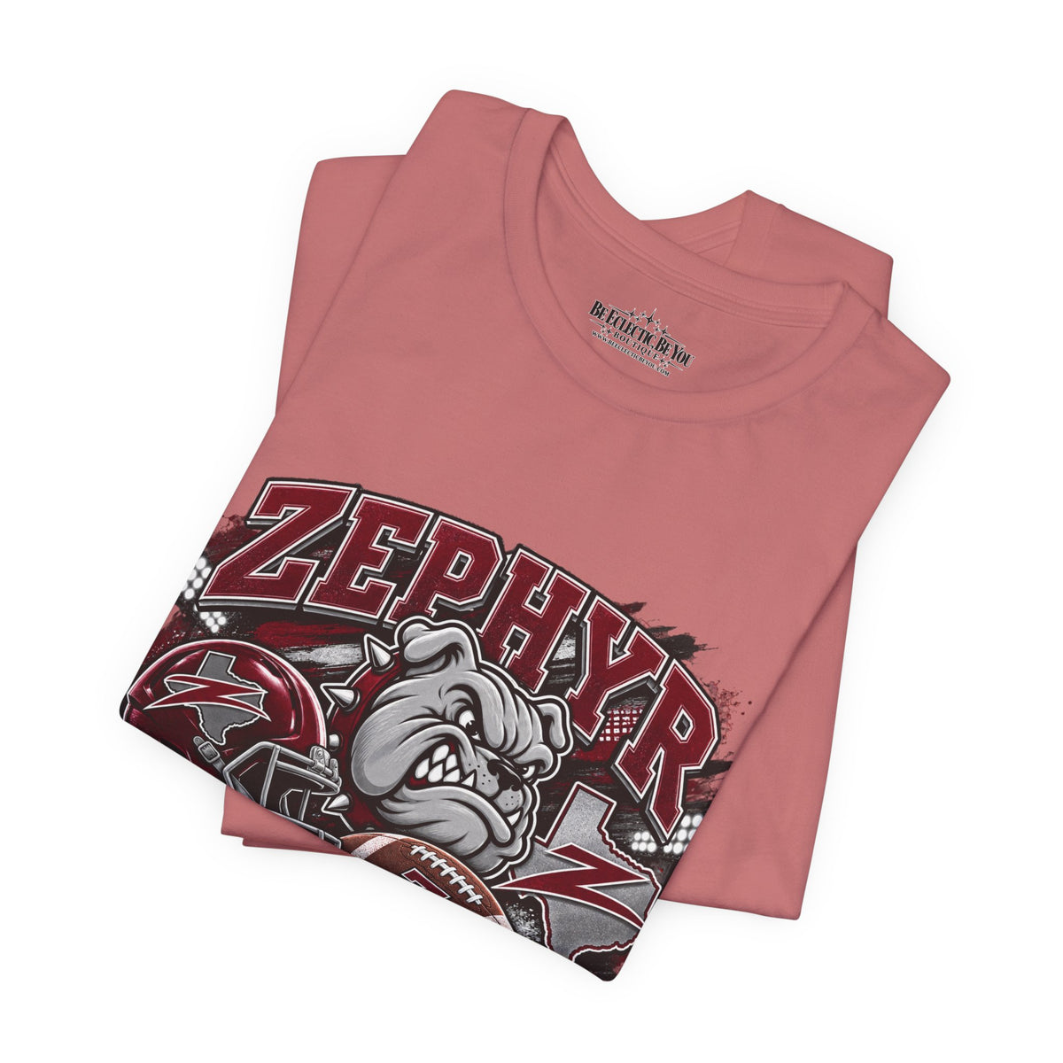 Zephyr Bulldogs Football Graphic Tee