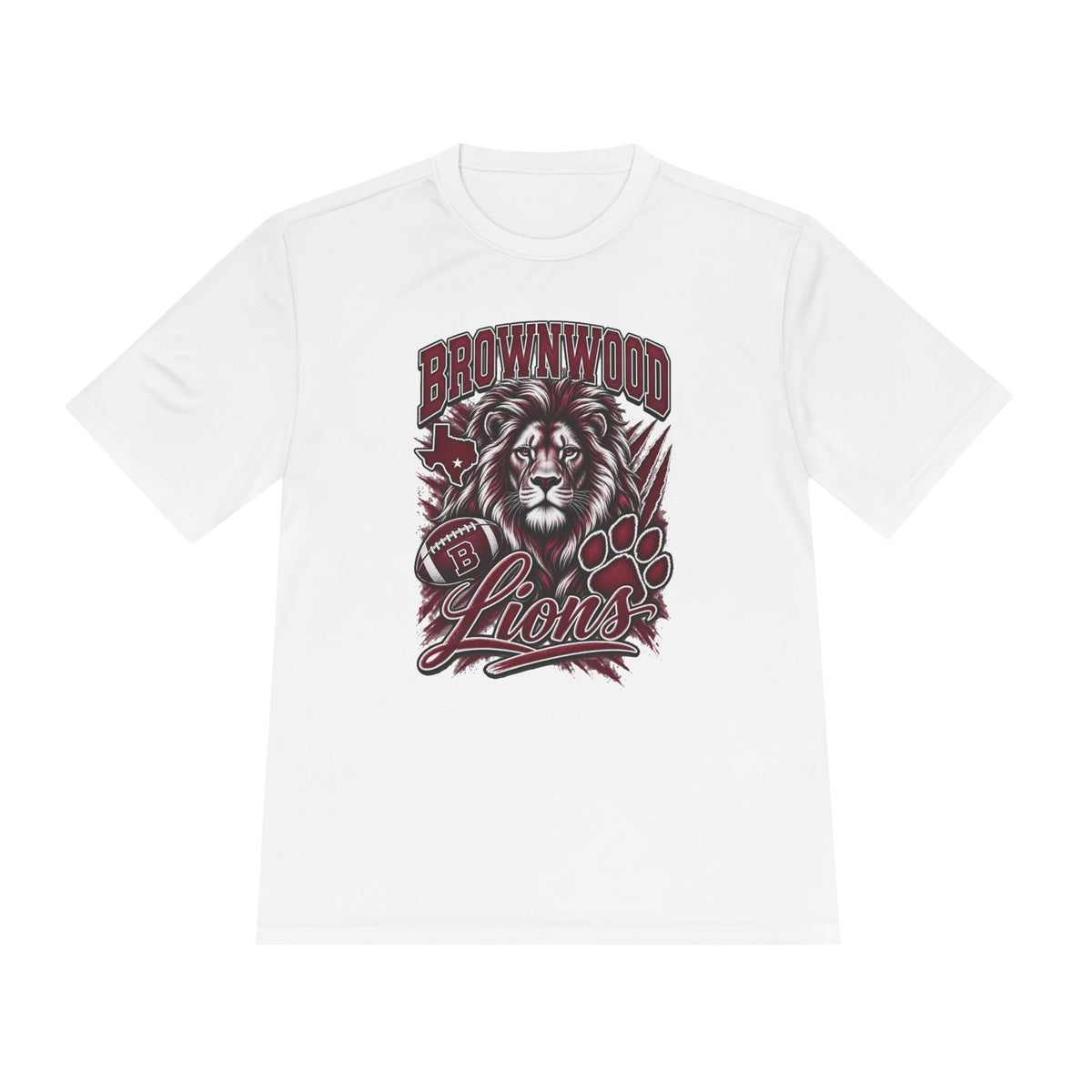 Brownwood Lions Unisex Moisture Wicking Tee