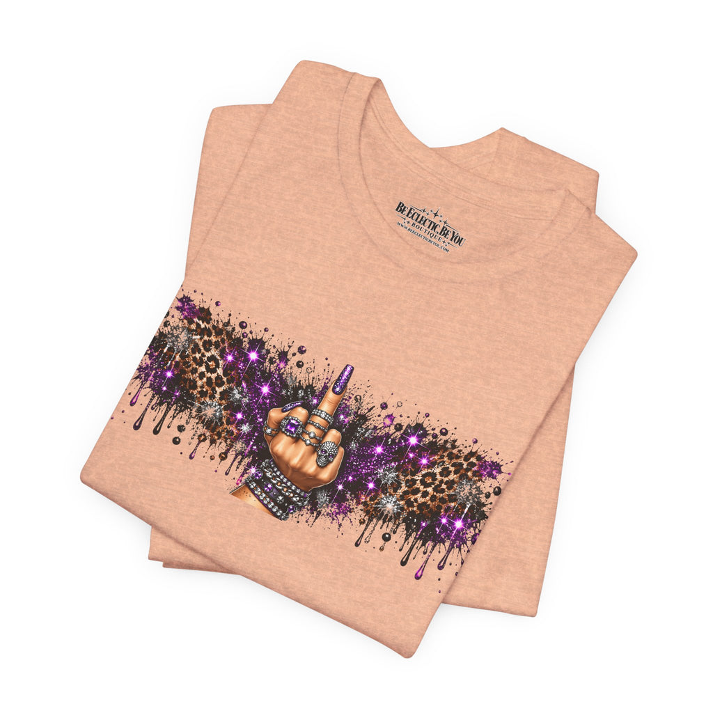 Rude Finger Graphic T-Shirt