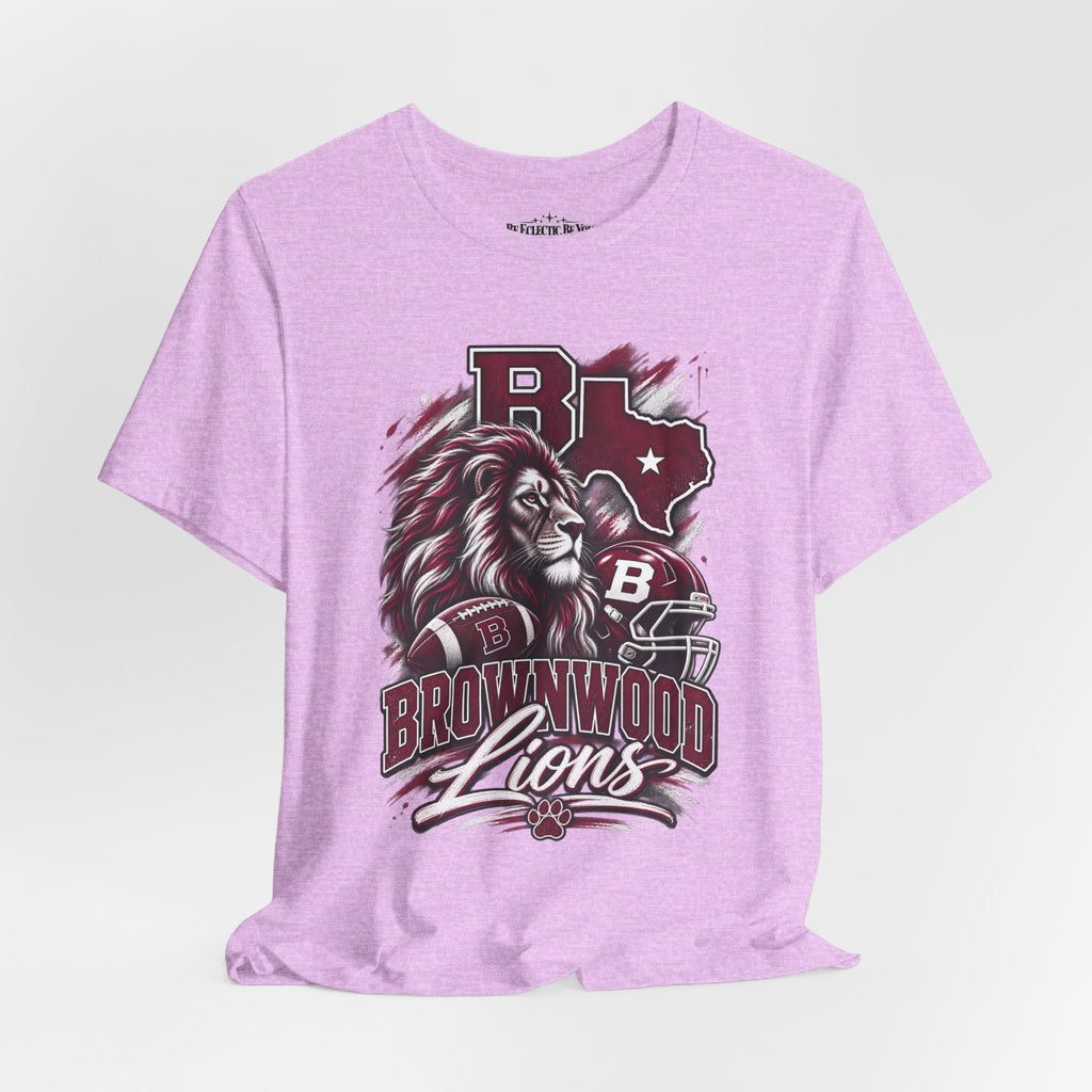 Brownwood Lions Mascot Graphic T-Shirt