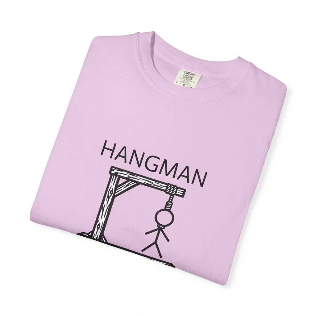 Hangman Game Unisex Garment-Dyed T-shirt