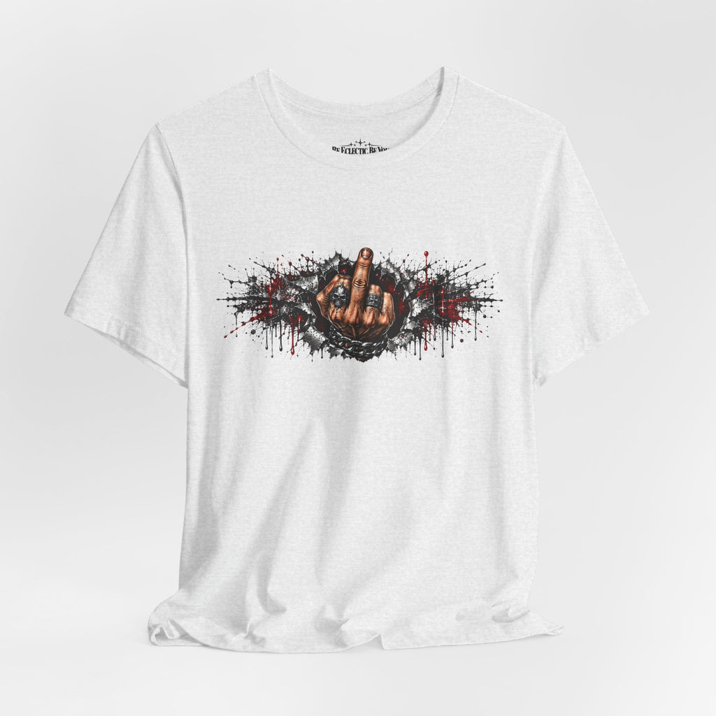 Rock On Hand Gesture Graphic T-Shirt