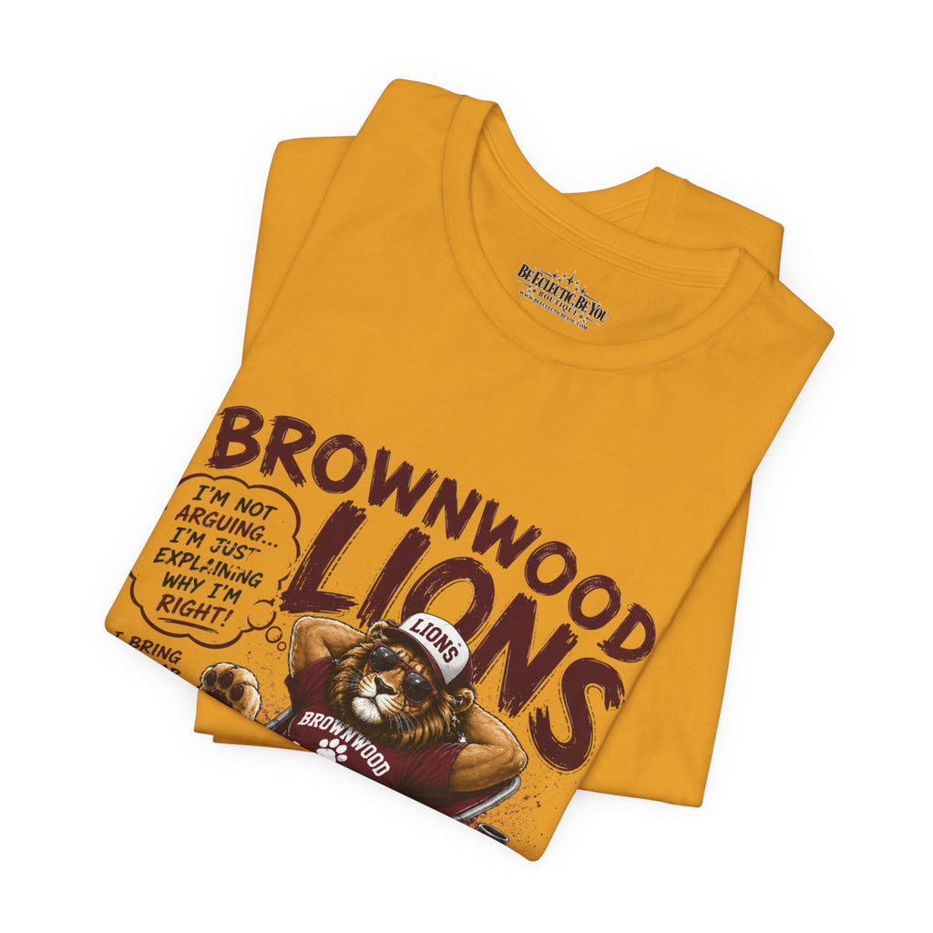 Brownwood Lions Can’t Hide Our Pride Graphic T-Shirt