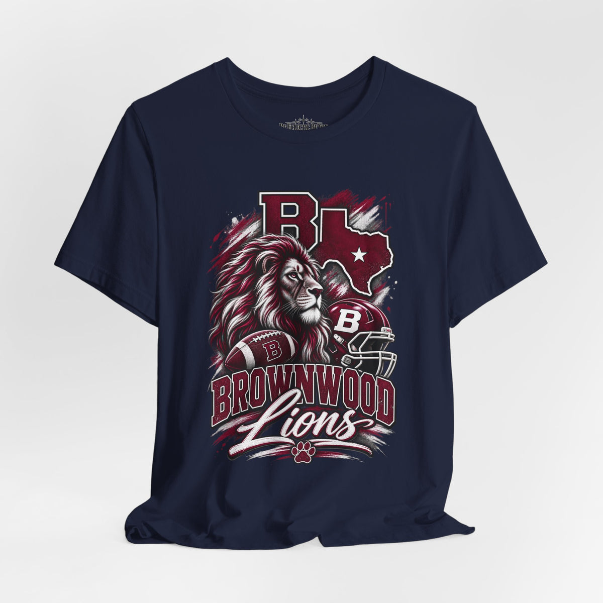 Brownwood Lions Mascot Graphic T-Shirt