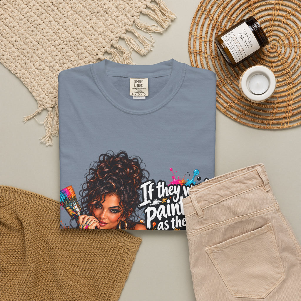 T-Shirt — "If They Want to Paint You as the Villain, Then Pose" Graphic Tee