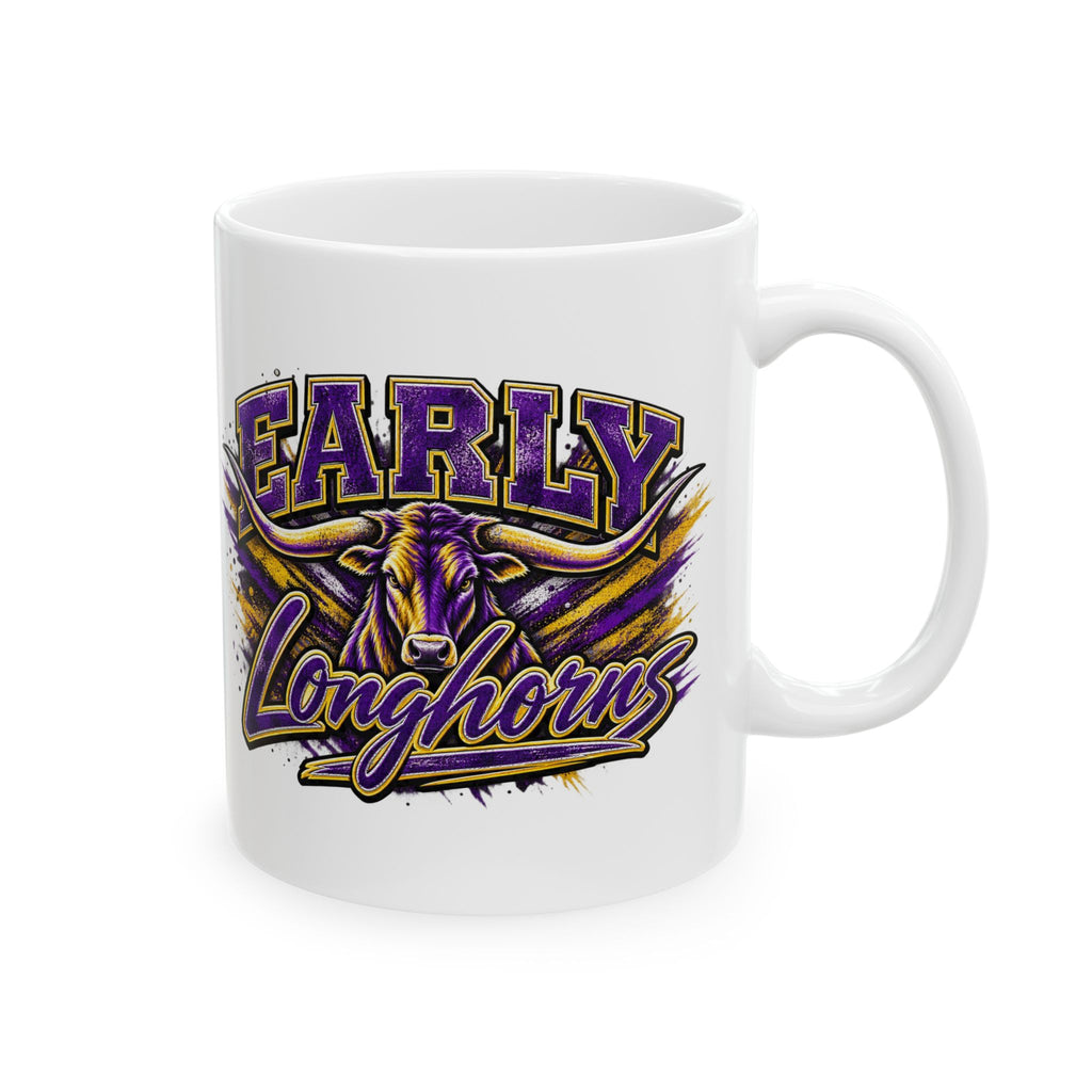 Early Longhorns Ceramic Mug, (11oz, 15oz)
