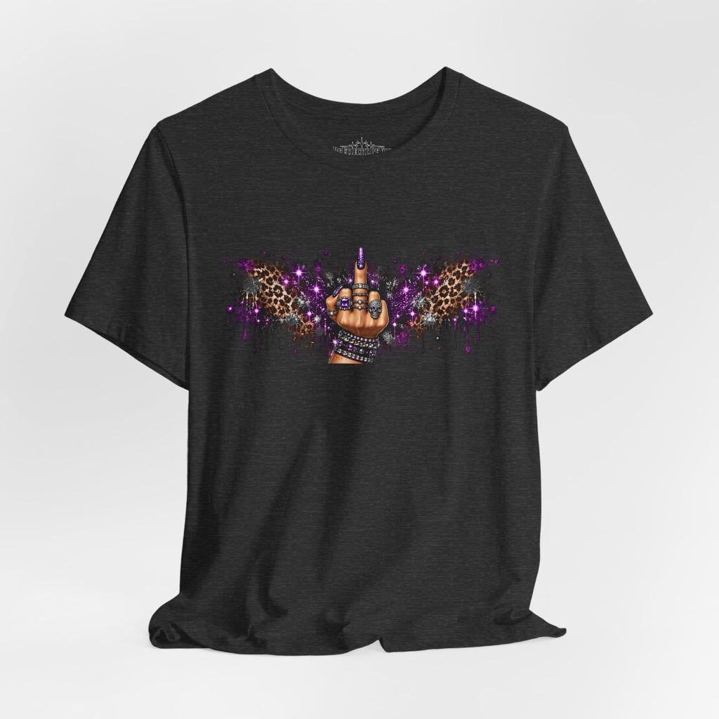 Rude Finger Graphic T-Shirt