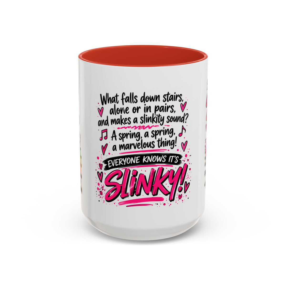 Slinky Coffee Mug — Funny Retro Toy Quote Accent Mug (11/15 oz)