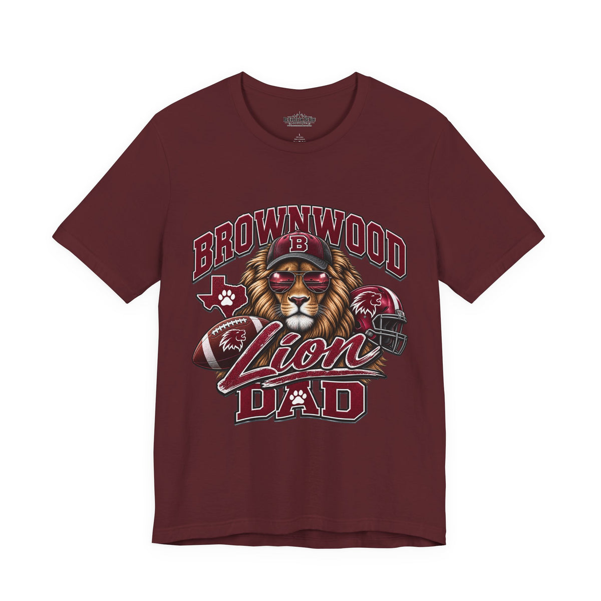 Brownwood Lion Dad Graphic T-Shirt