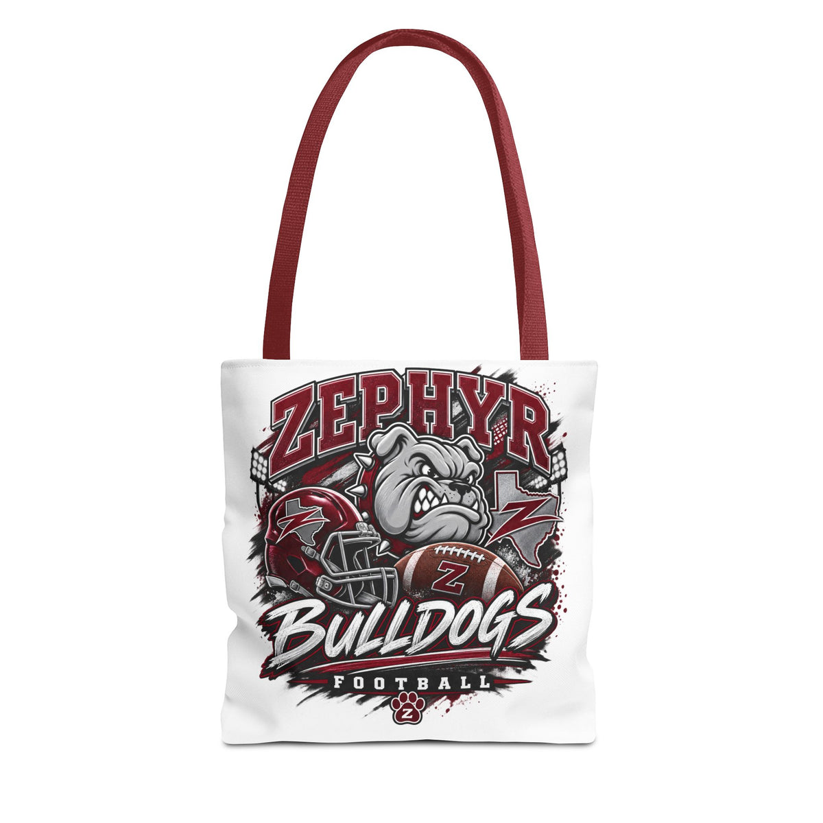 Zephyr Bulldogs Football Tote