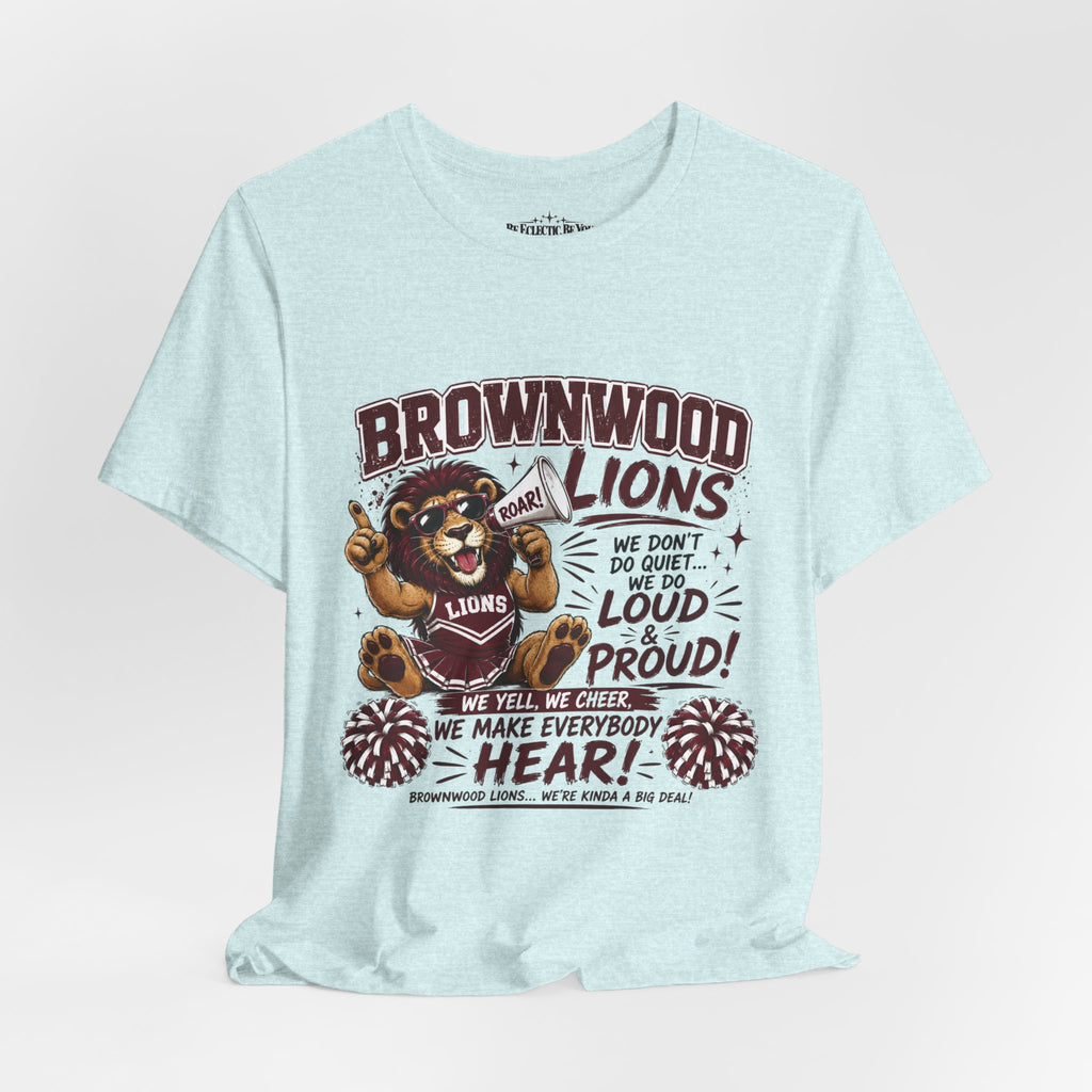 Brownwood Lions Team Spirit Cheer Jersey Tee