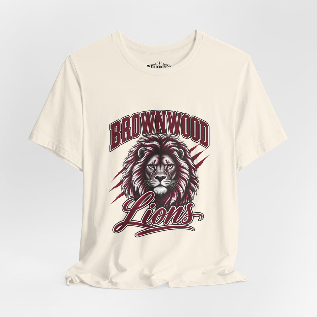 Brownwood Lions Mascot Graphic T-Shirt