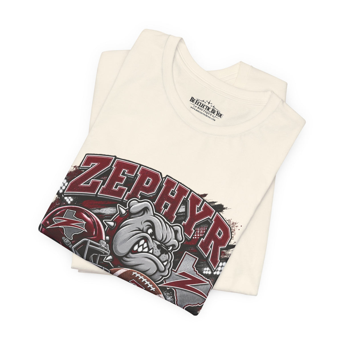 Zephyr Bulldogs Football Graphic Tee