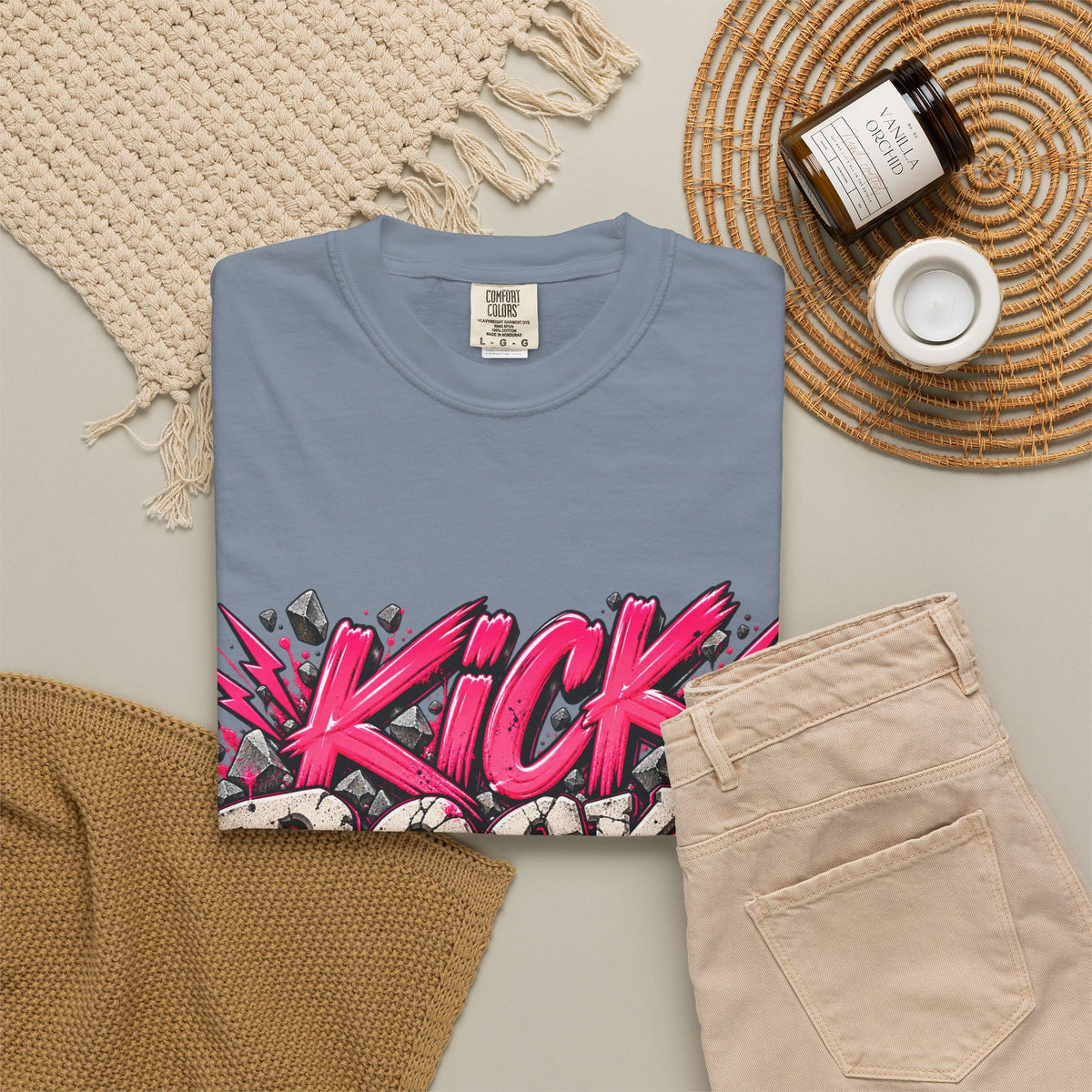 Kick Rocks Graphic T-Shirt — Bold Retro Streetwear Tee