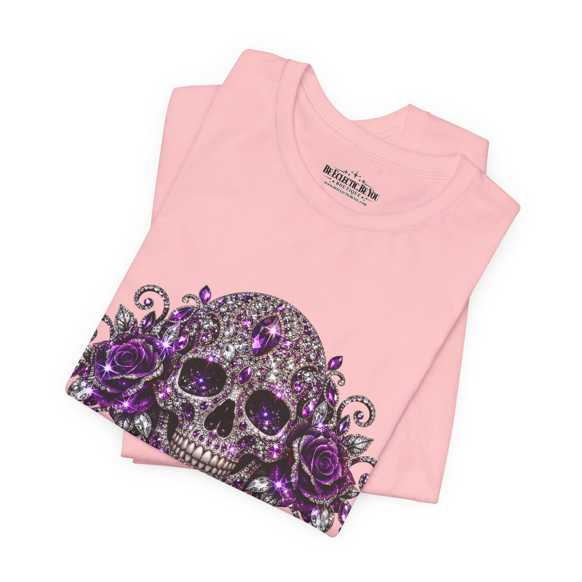Gothic Purple Skull Tee