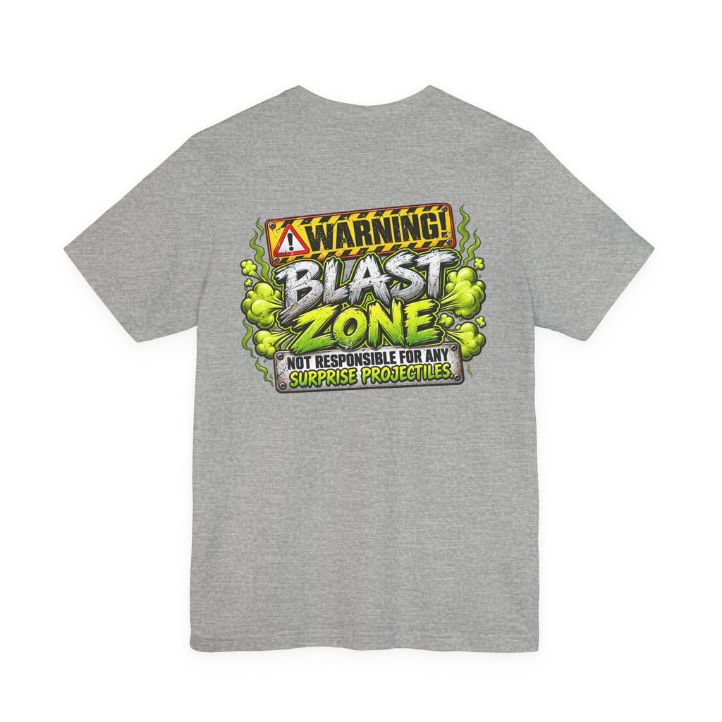 Blast Building Warning Zone Graphic Tee
