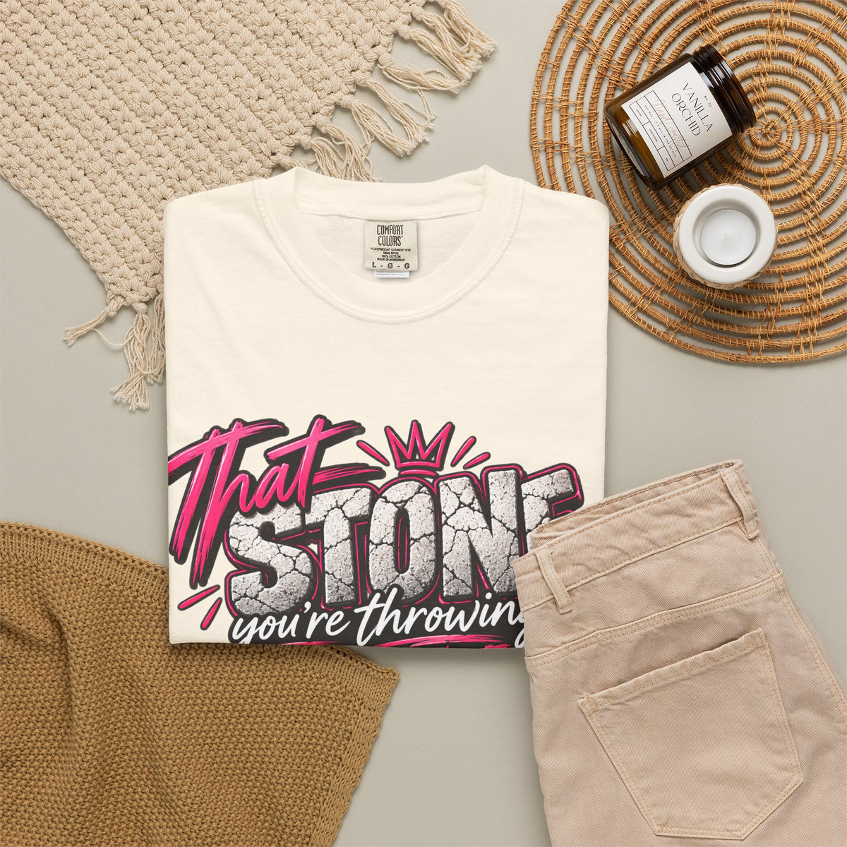That Stone You're Throwing Tee — Funny Personalized Brick Quote T-Shirt