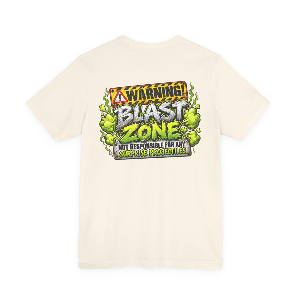 Blast Building Warning Blast Zone Graphic T-Shirt