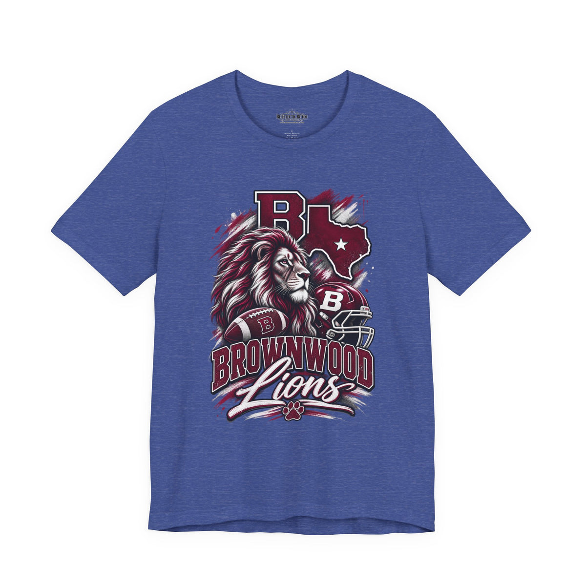 Brownwood Lions Mascot Graphic T-Shirt
