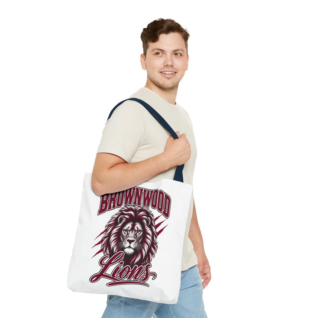 Brownwood Lions Tote Bag – School Mascot Lion Shopper