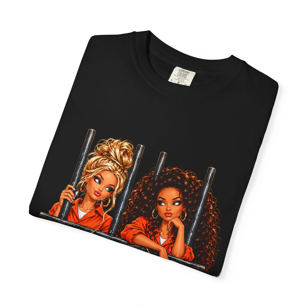 Prison BFFs Graphic T-Shirt — “Me and My Emergency Contact in the Same Emergency”