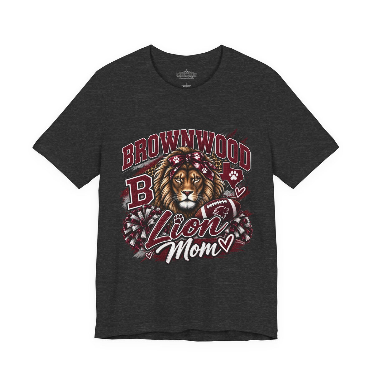Brownwood B Lion Mom Graphic Tee