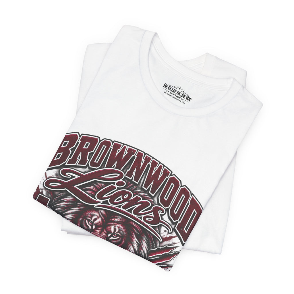 Brownwood Lions Mascot Jersey T-Shirt