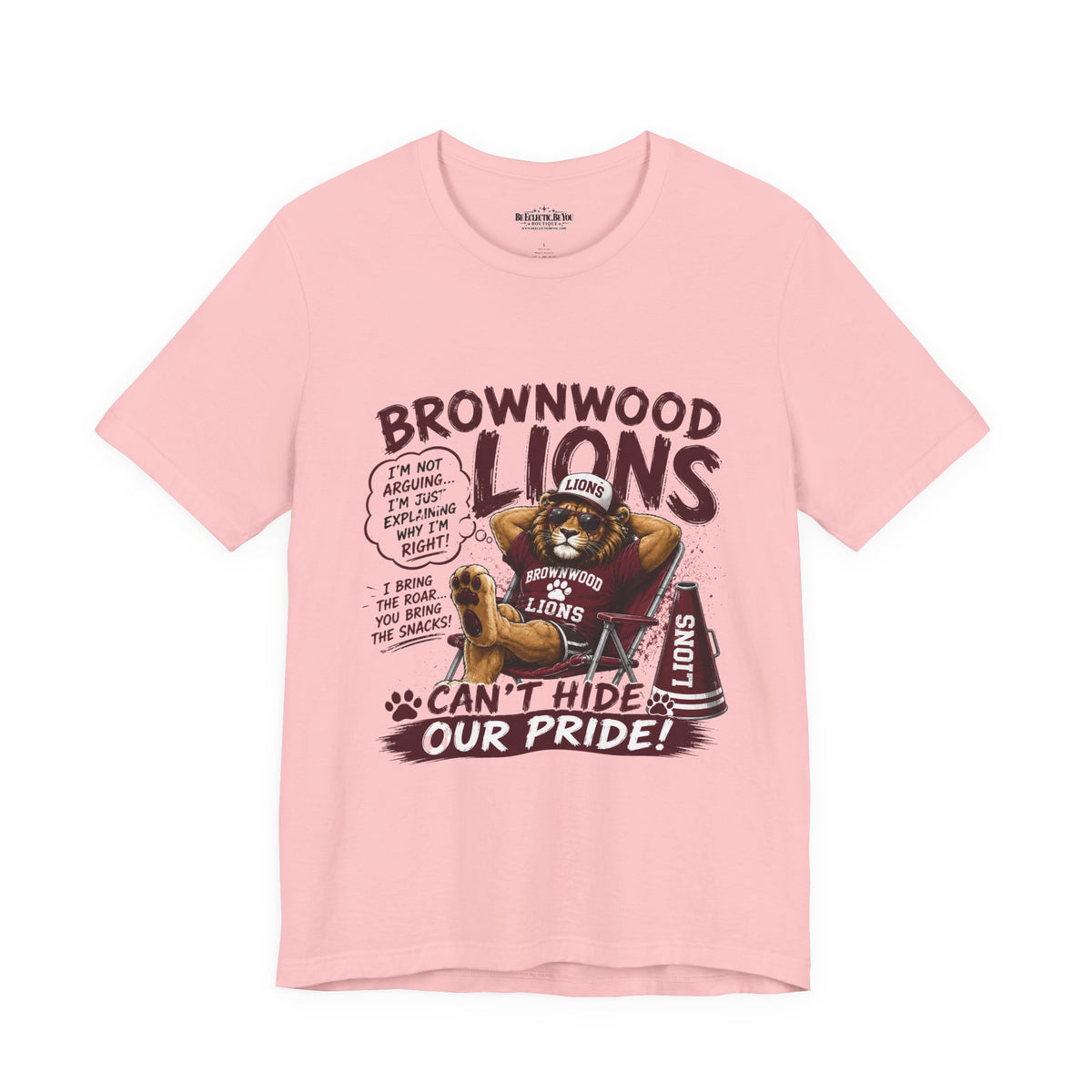 Brownwood Lions Can’t Hide Our Pride Graphic T-Shirt