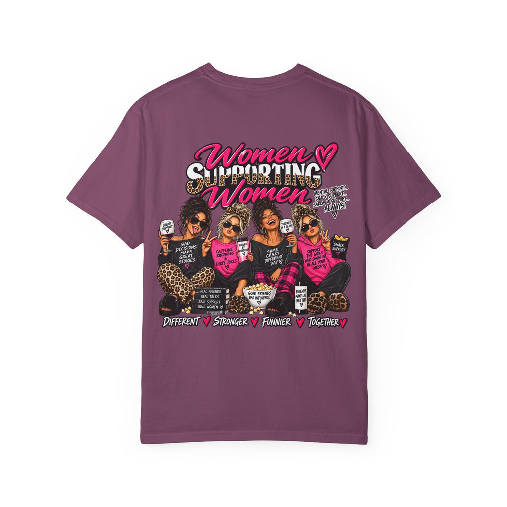 Women Supporting Women T-Shirt — Empowerment Graphic Tee (Breast Cancer Awareness)