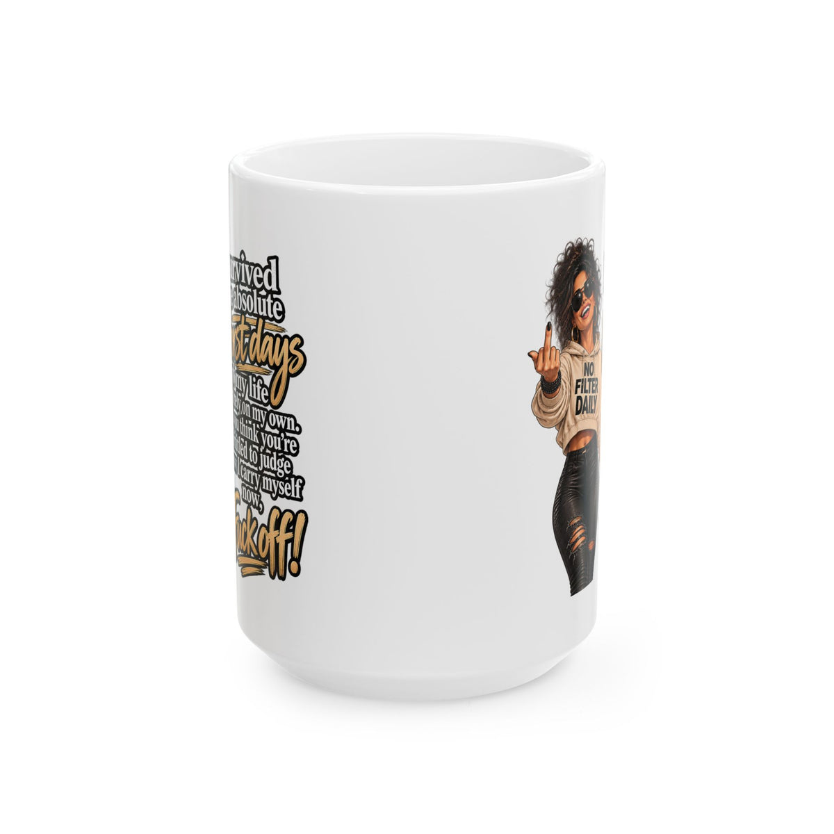 “Left the Hell Alone” Mug