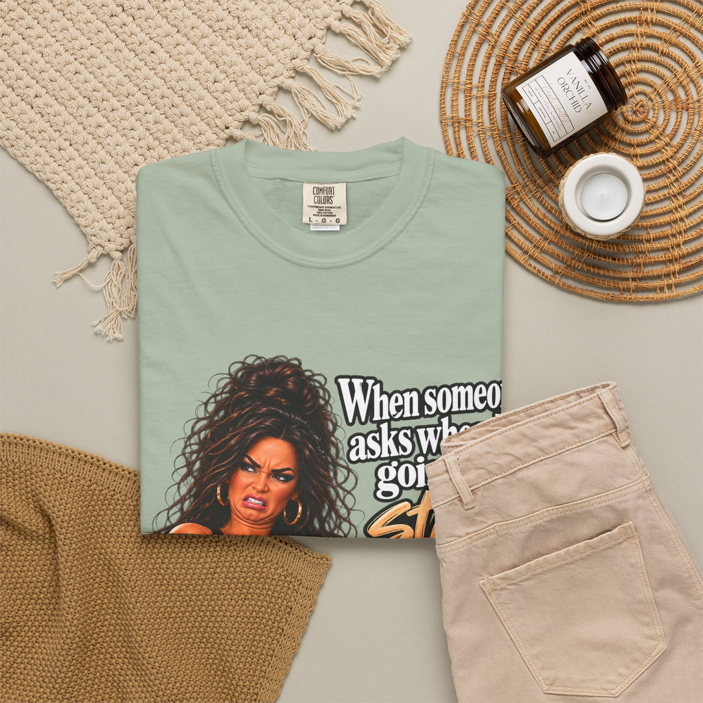 Graphic T-Shirt — "When someone asks when I’m going to start dating again" Retro Diva Tee