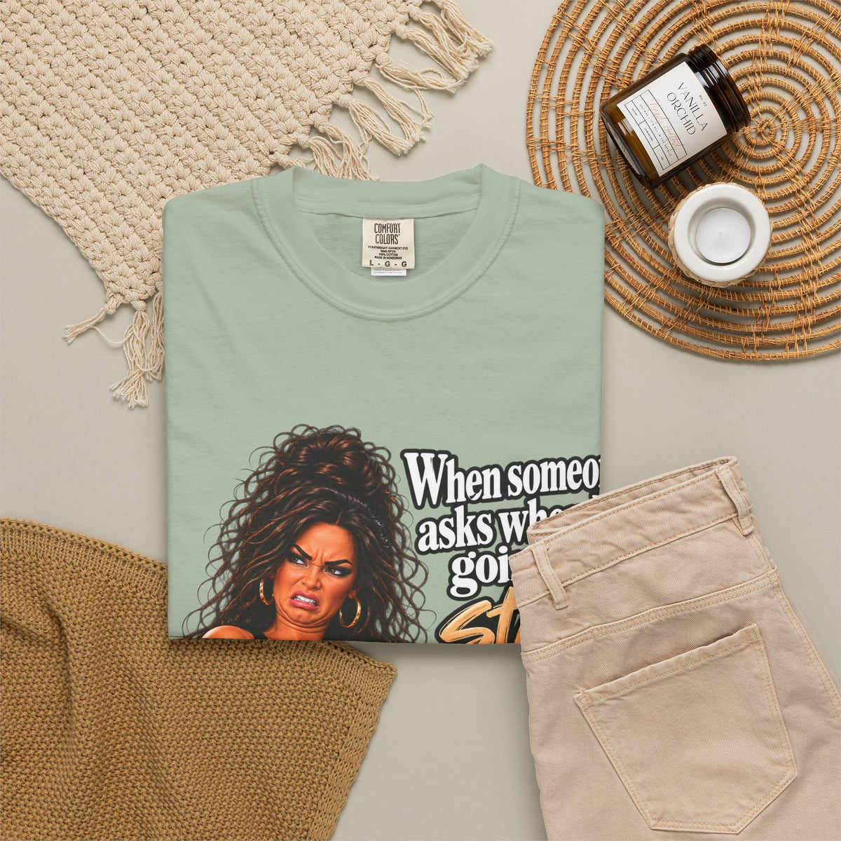 Graphic T-Shirt — "When someone asks when I’m going to start dating again" Retro Diva Tee