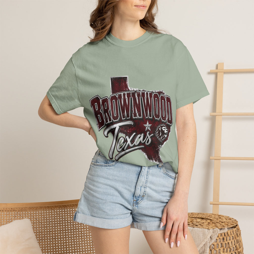 Brownwood Texas Unisex Garment-Dyed T-shirt