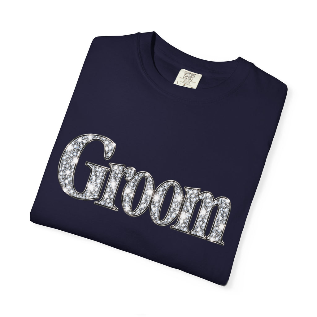 Groom Logo T-Shirt — Wedding Party Tee for Groom and Groomsmen