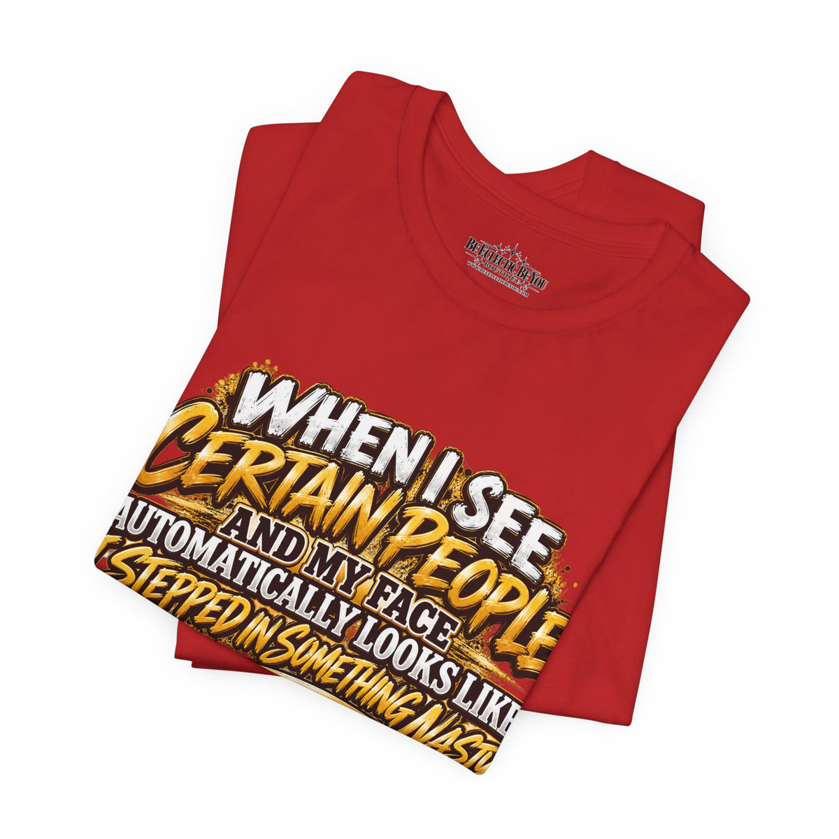 When I See Certain People Funny Sarcastic Quote T-Shirt