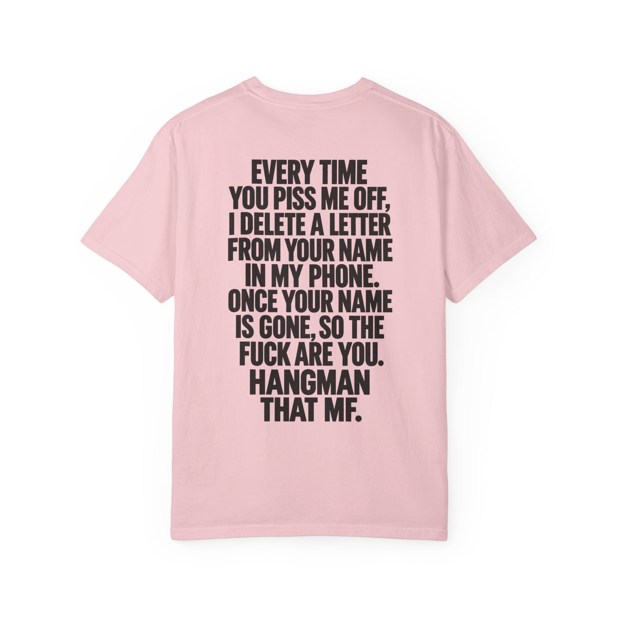 Hangman Game Unisex Garment-Dyed T-shirt