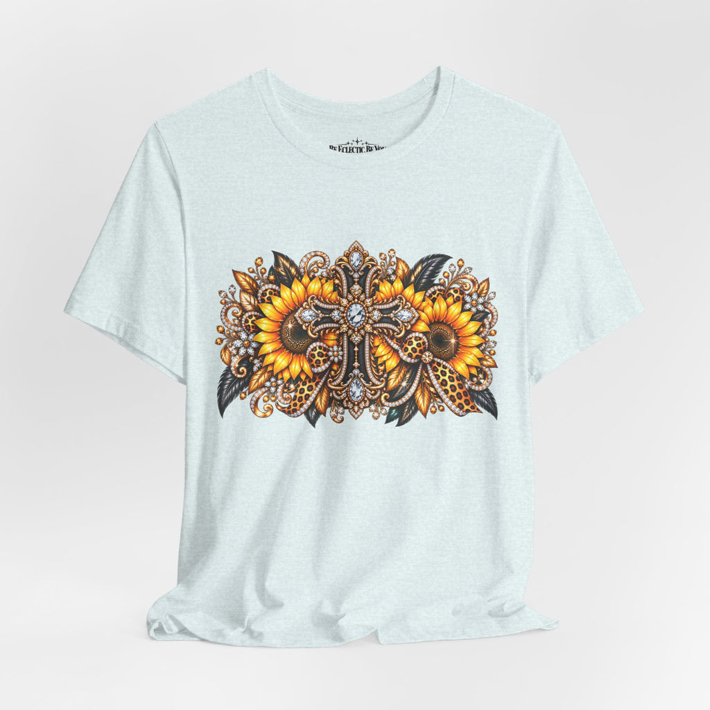 Ornate Sunflower Mandala Tee