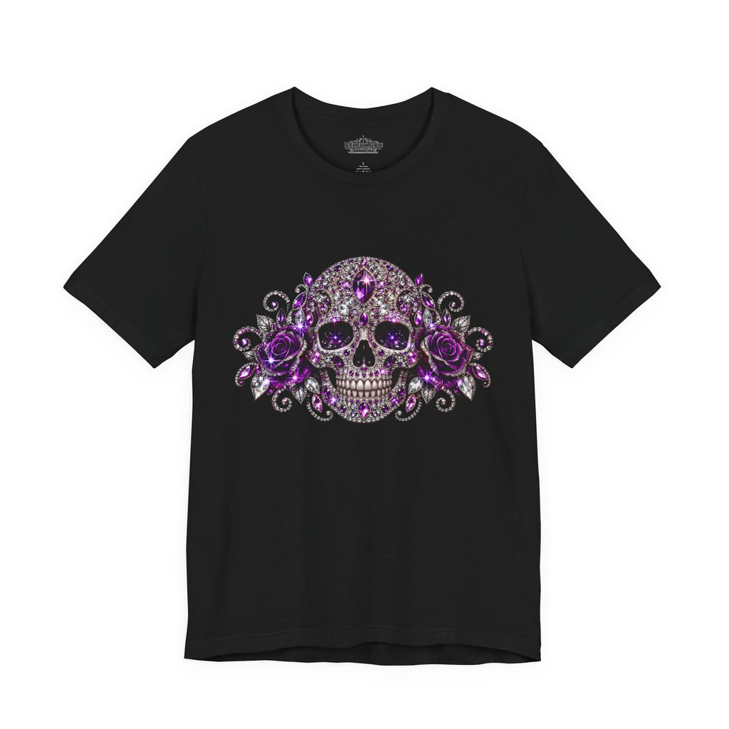 Gothic Purple Skull Tee