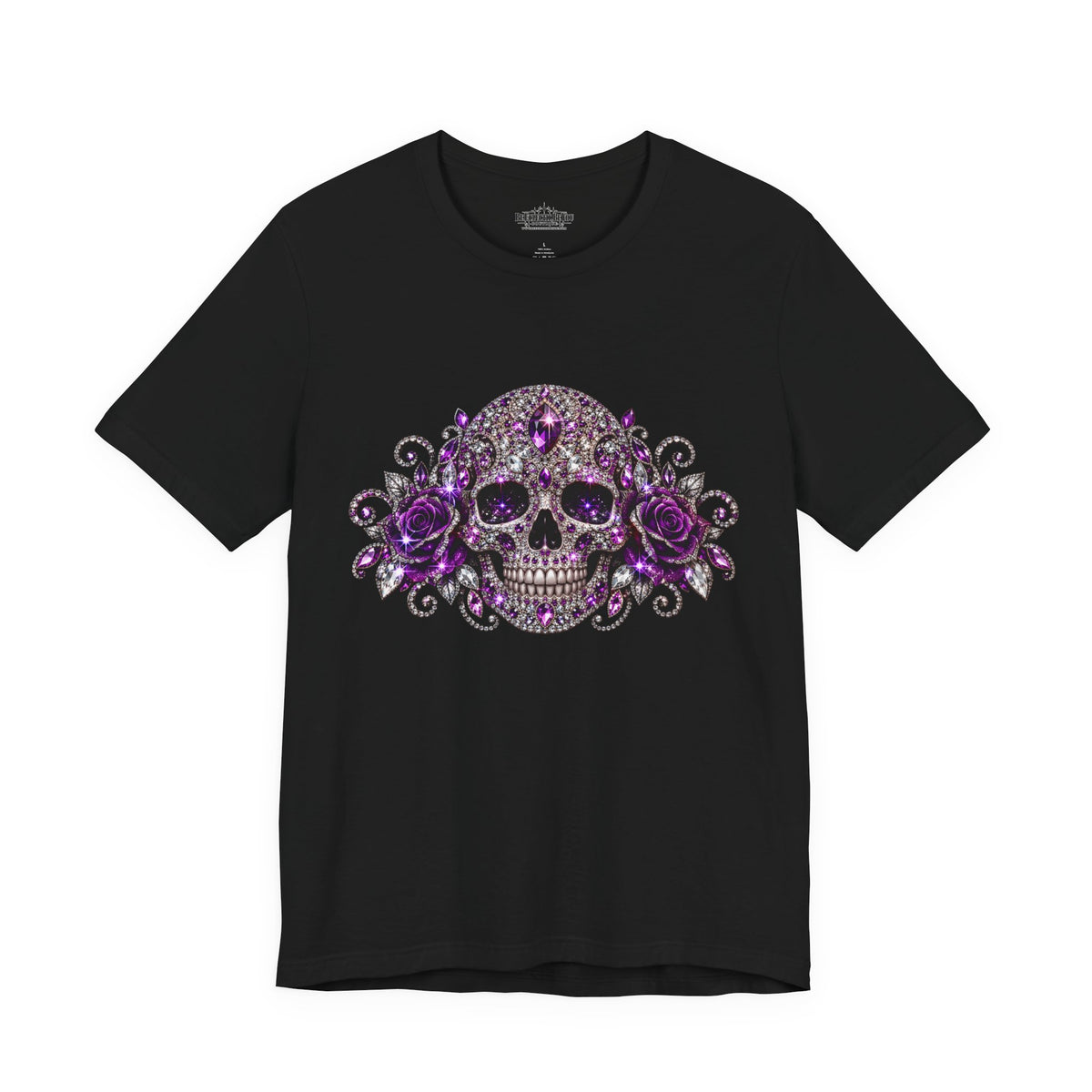 Gothic Purple Skull Tee