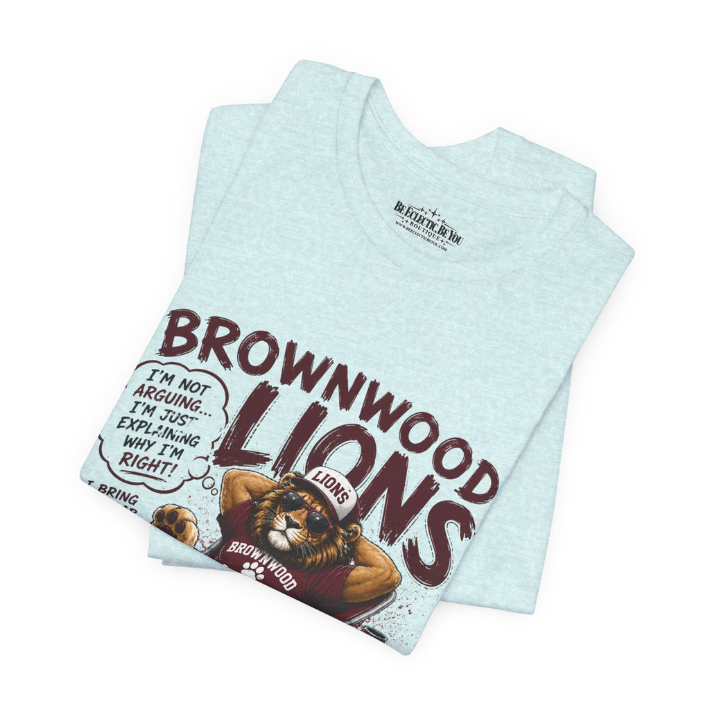 Brownwood Lions Can’t Hide Our Pride Graphic T-Shirt
