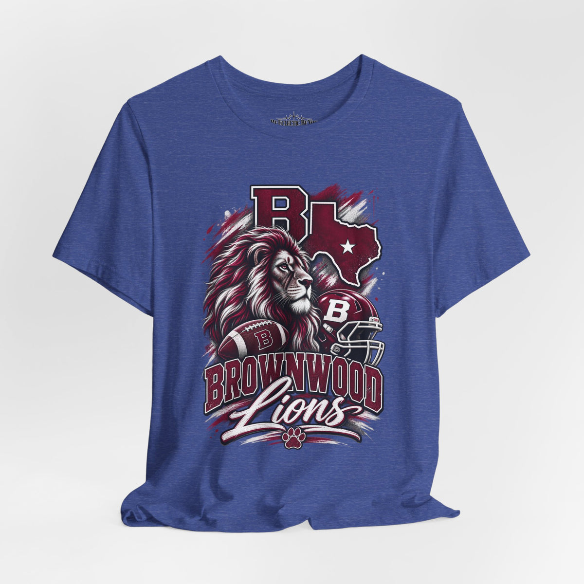 Brownwood Lions Mascot Graphic T-Shirt