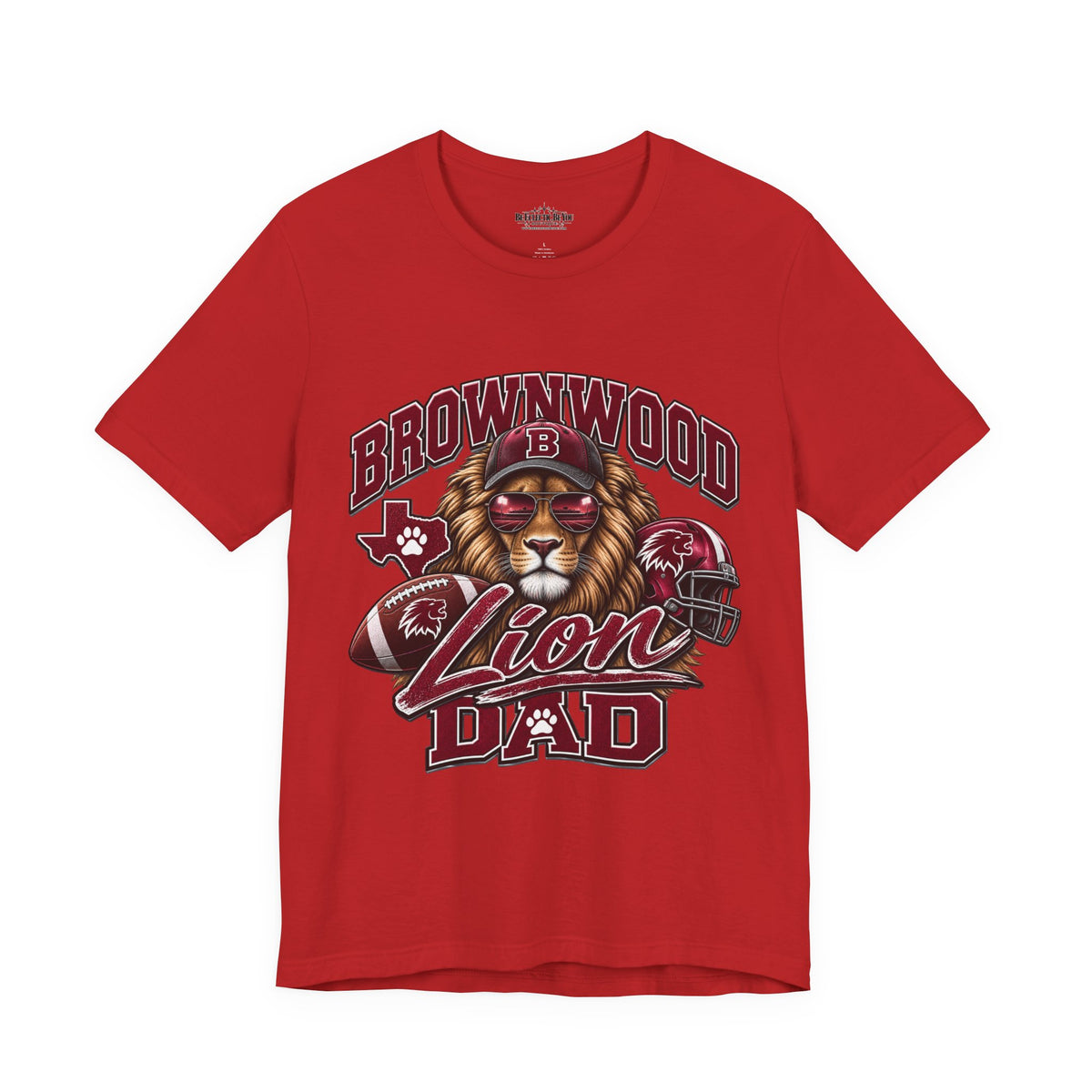 Brownwood Lion Dad Graphic T-Shirt