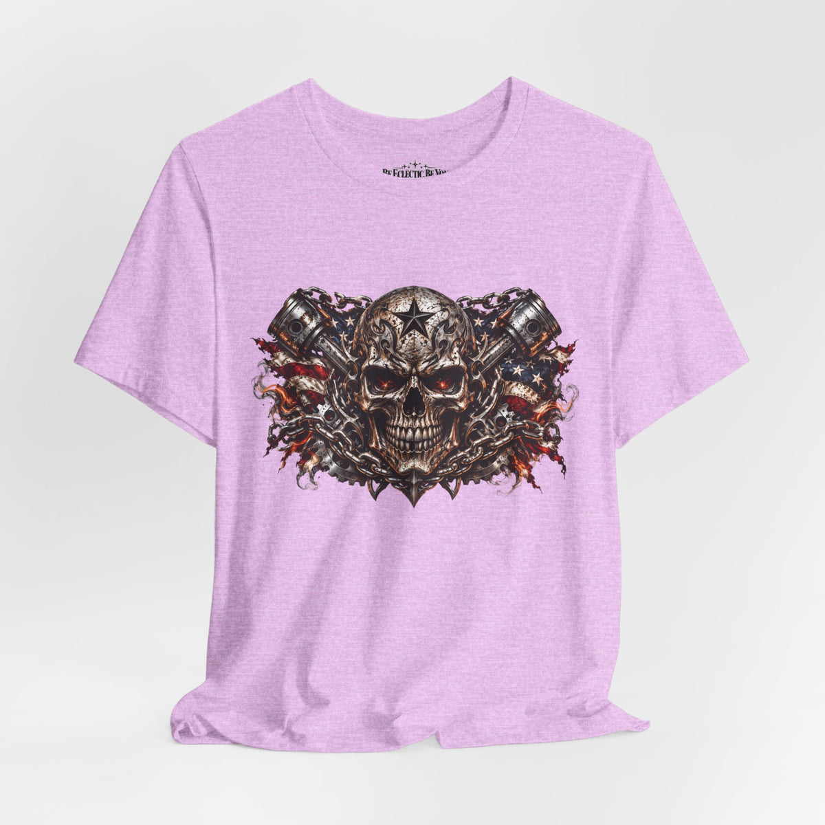 Skull and Chains Gothic Metal T-Shirt